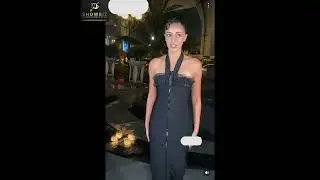 Ananya Panday masters black tie chic glamour in a ruffled midi dress 