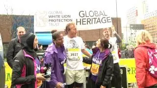 Jerome Flynn is running to help save the White Lions of the Timbavati