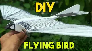 How To Make Ornithopter | Flying Bird | Homemade Simple Easy