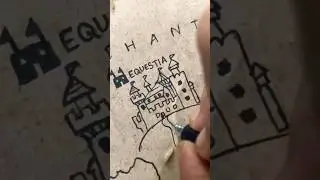 Fantasy Map 🗺️#fantasymap #DIY #ARTBERG #shorts