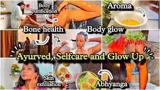 Ayurveda, selfcare and Glow-Up ✨🌺🌾🌸 abhyanga, kesh samraksh charya, healthy hair…