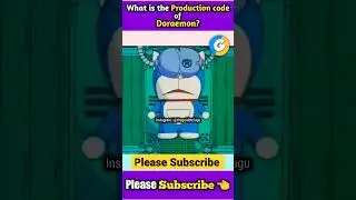 What is the Production code of Doraemon? Explained in Telugu | @TheGuideTelugu #shorts