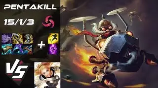 MID Corki vs Lux [PENTAKILL] - NA Challenger Patch 14.11