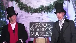 Scrooge and Marley Played by Jerry Parisi as Ebenezer Scrooge, and Michael Bertolini as Jacob Marley