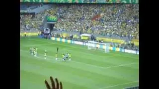 P&ecirc;nalti do Uruguai -  Brasil 2 x 1 Uruguai - CONFED 2013