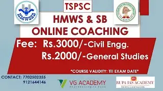 HMWS notification released | Exam pattern and Special course from vgacademy