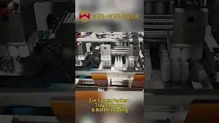 Fully automatic 2 in 1 case packer & tray closer packaging system #casepacker #traycloser #shorts
