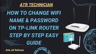 How to Change Wi-Fi Name & Password on TP-Link Router | Step by Step Easy Guide #wifi #tech