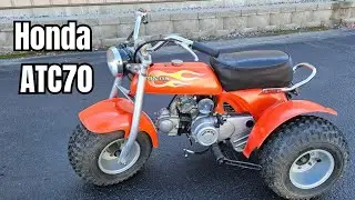 Honda ATC70 первого поколения 1973 года, реставрация