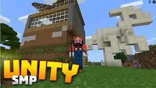 Minecraft PE Unity SMP Episode 4 - XP Farm and a Dinosaur?