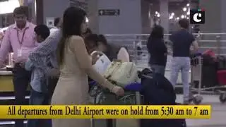 Delhi wakes up to foggy morning