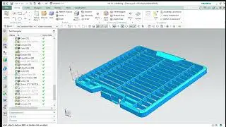 Siemens Nx 10 design || Air cooler's Frame Grid 3D model.