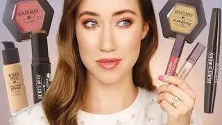 Trying NEW Burt's Bees Makeup 🤔