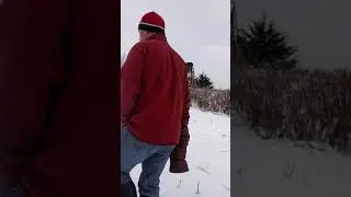 October 21, 2020 First snow, checking deer sign