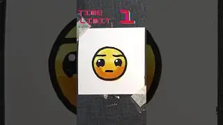 ✦ASMR✧ How to Draw Geometry Dash Hard Face in 30 Seconds