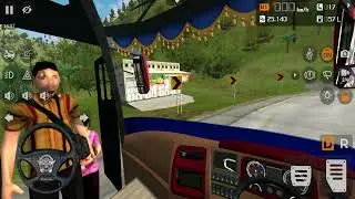 Clever driver drive Indonesian bus   Bus Simulator Indonesia   BUSSID   gameplay android full video