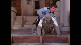 The Dukes of Hazzard - Rosco and Boss fall into wet cement!