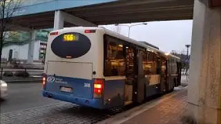 Amazing Scania Lahti Scala Helb 308 ZF Ecomat, Line 566 Martinlaakso-Espoon keskus