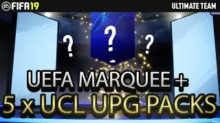 5 x UCL Upgrade + UEFA Marquee Matchups FIFA 19