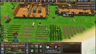Building animal pens and houses.  Founders Fortune