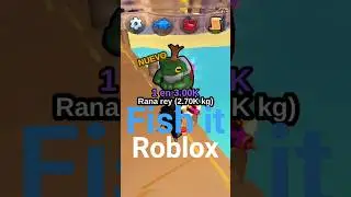 &iexcl;Atrap&eacute; al RANA REY! 🐸👑 + 5 Ranas en Fish It (Roblox)