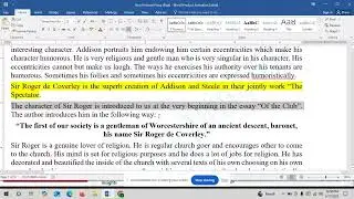 Non-Fictional Prose || Addison & Steele|| Hons 3rd Year || Question Discussion