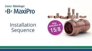 Video instalación ＞B＜ MaxiPro 1 5/8