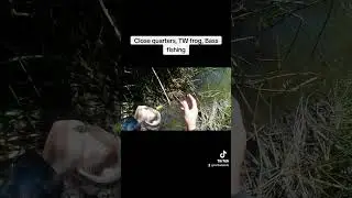 Close quarter, TW Frog, Bass fishing!