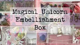 Magical Unicorn Embellishment Box | Fun Swap with Susan.Spooky | Come See What I Made!
