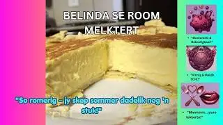 Room Melktert - DIE PERFEKTE Suid-Afrikaanse Room Melktert! 🇿🇦
