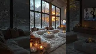 The Perfect Cozy Night 🌨️🏡Cozy Bedroom, Blizzard, Snowfall, ambience