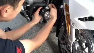 Secure and Stable Trailering with Honda Goldwing Front Tie Down Brackets!