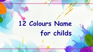 🌈 Learn Colours Name in English | Colour Names for Kids #jyotikidszone