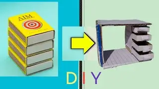 DIY study table Matchbox se bani Hui mini table/Ghar per Bani Hui table/how to make Matchbox table