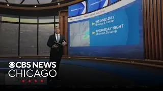 Breezy and cooler Wednesday, showers Thursday night in Chicago