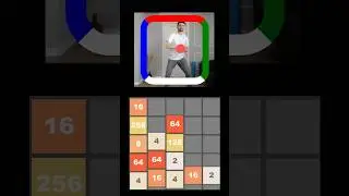Active 2048 game body control game #2048 #gaming #game #puzzle #2048game #games #steam #steamgame