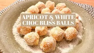 *No Bake* APRICOT White Choc Bliss Balls | GLUTEN FREE CORNER