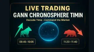 LIVE TRADING with WD GANN CHRONOSPHERE TIMING SYSTEM | Decode Time & Find Perfect Intraday Windows