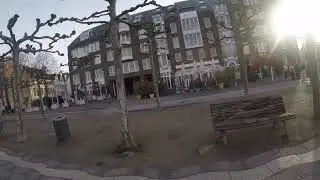 Blick zu den  #Kasematten  unter der #Pegeluhr  #D&uuml;sseldorf  sowie  Das  #ROBERT.  an der #Promenade