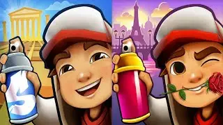 Subway Surfers : Greece 2025 🆚 Paris Valentine 2021 Map Review 