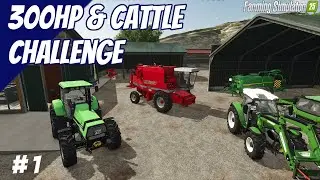Low Horsepower, High Hopes | EP1 - 300HP & Cattle Challenge | FS25