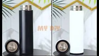 MY DIY 500ML SUS 304 STAINLESS STEEL SMART LED TEMPERATURE DISPLAY VACUUM FLASK THERMOS WARM COLD