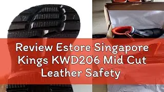 Review Estore Singapore Kings KWD206 Mid Cut Leather Safety Shoes with side Zip (KWD 806 replacemen