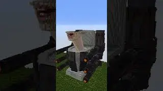 GIANT GMAN 3.0 MINECRAFT BUILDING TIMELAPSE #shorts #minecraft #skibiditoilet #gmantoilet