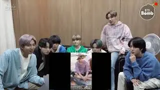 bts reaction to rosekok tik tok 👍