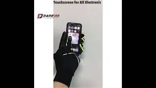 Cycling Gloves with Non-Slip Shock-proof Gel Pad and Touchscreen, Windproof and Warm While Riding