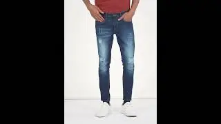 Slim Fit Mid Rise Jeans