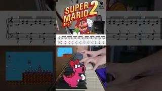 Super Mario Bros. 2 Boss Theme on Piano