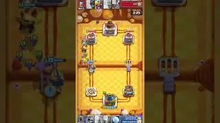 They had NO Air Defense... It was Over Fast! 😂 #gaming #clashroyale #funny #clutch #supercell #win