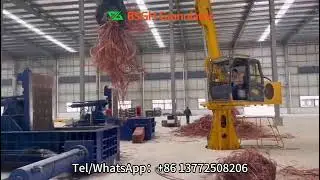 Scrap Metal Baler Machine For Compacting Waste Copper Wires | What is A Baler Machine